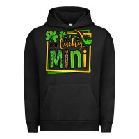 Pigment Black One lucky mini St. Patrick's Urban Hoodie - OliviaCreatesArt