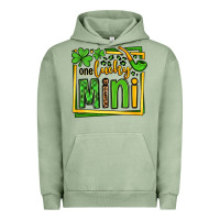 Pigment Oil Green One lucky mini St. Patrick's Urban Hoodie - OliviaCreatesArt