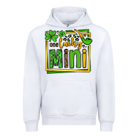 White One lucky mini St. Patrick's Urban Hoodie - OliviaCreatesArt