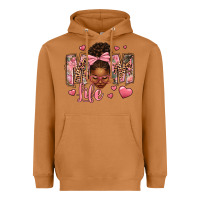 Meerkat Afro Messy Bun Mom Life Heavyweight Hoodie - texasbilliewilder