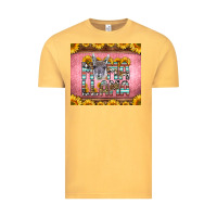 Vintage Mustard mama llama sunflowers Vintage Tee - LillyAllenDesigns
