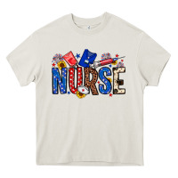 Cream American Nurse Heavy Core Tee - Neo Western