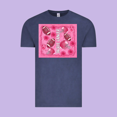 Tackle Cancer Vintage Tee Designed By Adodesignshop