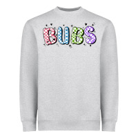 Heather Grey bubs Heavyweight Sweatshirt - MaliasSmallBusiness