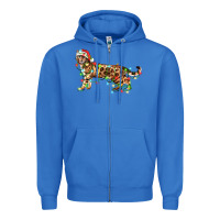 True Royal christmas bengal cat Zipper Hoodie - LillyAllenDesigns