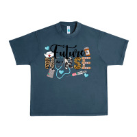 Midnight Navy Western Future Nurse Urban Heavy Tee - LillyAllenDesigns