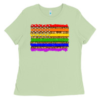 Matcha lgbtq and usa flag Ladies Tee - Zillion Design Studio