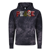 Cloud Black peace christmas Vintage Hoodie - AdoDesignShop