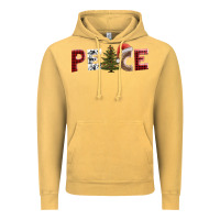Vintage Mustard peace christmas Vintage Hoodie - AdoDesignShop