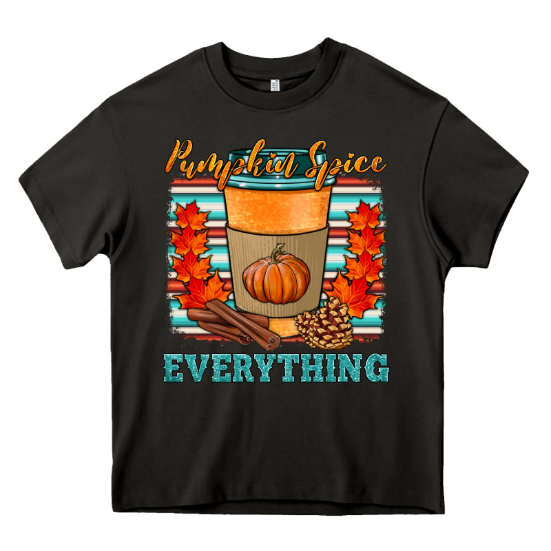 Pumpkin Spice Everything Heavy Core Tee by HRA Design Shop | Teevron