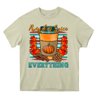 Mossy pumpkin spice everything Heavy Core Tee - HRA Design Shop