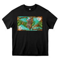 Black koala cup Heavy Core Tee - BarkalooDesign