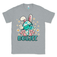 Heather Grey boujee  easter  egg Classic Tee - MaliasSmallBusiness