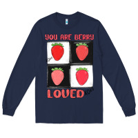 Navy you are berry loved Long Sleeve Tee - MaliasSmallBusiness