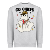 Heather Grey go chiefs boujee sports ghost stanley Heavyweight Sweatshirt - MaliasSmallBusiness
