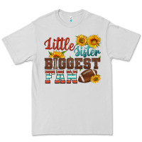 Dove Grey little sister biggest fan american football Premium Tee - HRA Design Shop