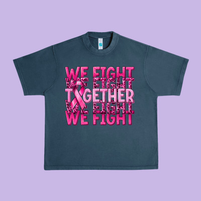 Together We Fight Cancer Urban Heavy Tee Designed By Nancycooperartshop