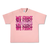 Salmon together we fight cancer Urban Heavy Tee - NancyCooperArtShop
