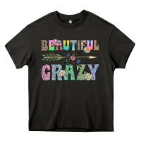 Asphalt beautiful crazy Heavy Core Tee - CowhideDigitalArt