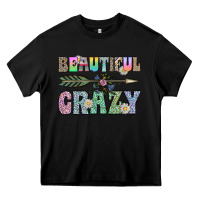 Black beautiful crazy Heavy Core Tee - CowhideDigitalArt