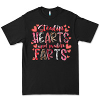 Black stealin hearts and makin farts Premium Tee - RacoonDesign