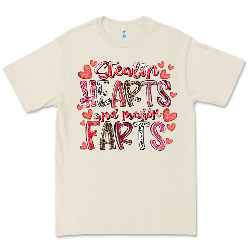 Stealin Hearts And Makin Farts Premium Tee by RacoonDesign | Teevron