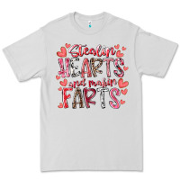 Dove Grey stealin hearts and makin farts Premium Tee - RacoonDesign