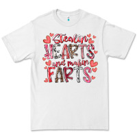 White stealin hearts and makin farts Premium Tee - RacoonDesign