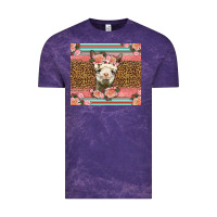 Cloud Purple llama and roses glitter Vintage Tee - LillyAllenDesigns