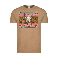 Vintage Coffee llama and roses glitter Vintage Tee - LillyAllenDesigns