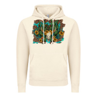 Vintage Artic leopard bull skull cactus sunflowers Vintage Hoodie - AdoDesignShop