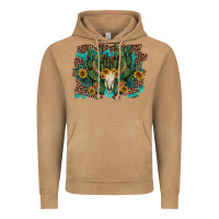 Vintage Camel leopard bull skull cactus sunflowers Vintage Hoodie - AdoDesignShop