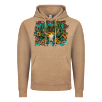 Vintage Coffee leopard bull skull cactus sunflowers Vintage Hoodie - AdoDesignShop