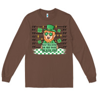 Chestnut may the luck of the irish be with you Long Sleeve Tee - MaliasSmallBusiness