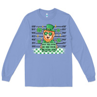 Colony Blue may the luck of the irish be with you Long Sleeve Tee - MaliasSmallBusiness