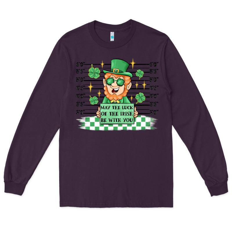May The Luck Of The Irish Be With You Long Sleeve Tee by MaliasSmallBusiness | Teevron