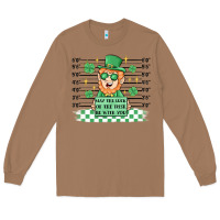 Toasted Coconut may the luck of the irish be with you Long Sleeve Tee - MaliasSmallBusiness