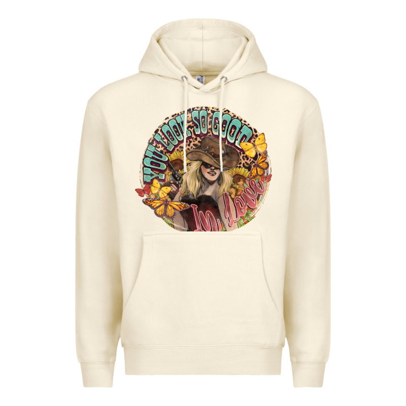 You Look So Good In Love Western Cowgirl Premium Hoodie by HowdyJamesFarm | Teevron