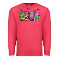 Cardinal Coffee Cups with Cow and Halloween Premium Sweatshirt - texasbilliewilder