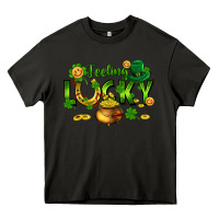Asphalt feeling lucky Heavy Core Tee - FaDigitalArtStudio