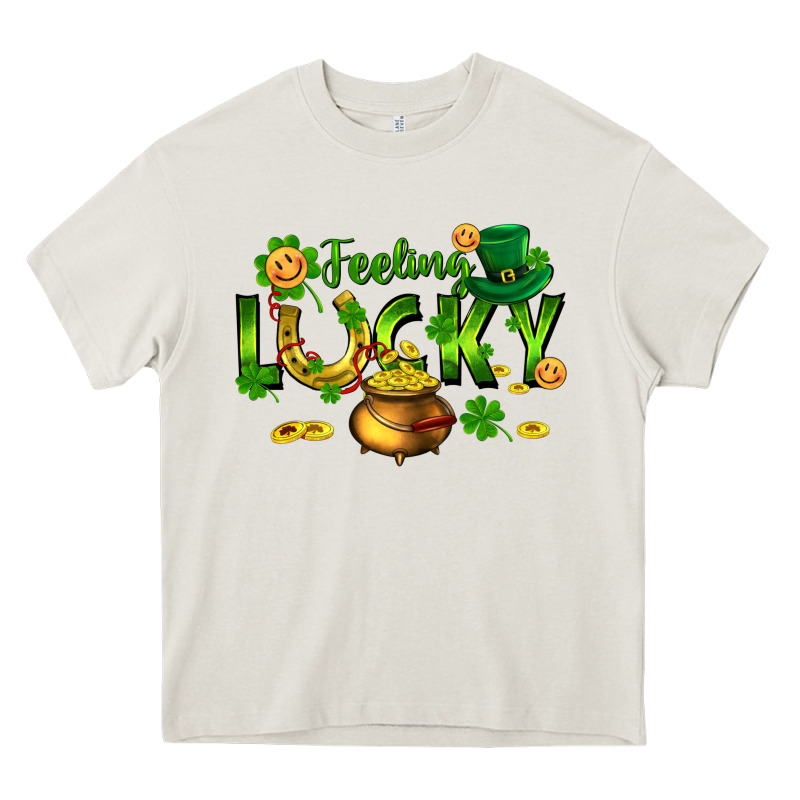 Feeling Lucky Heavy Core Tee by FaDigitalArtStudio | Teevron