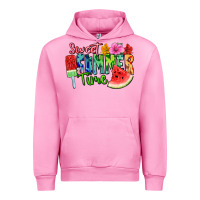 Fuchsia Pink Sweet summer time Urban Hoodie - FaDigitalArtStudio