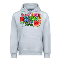 Heather Grey Sweet summer time Urban Hoodie - FaDigitalArtStudio