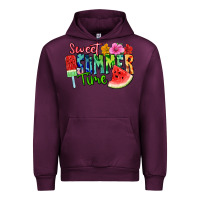 Mauve Wine Sweet summer time Urban Hoodie - FaDigitalArtStudio