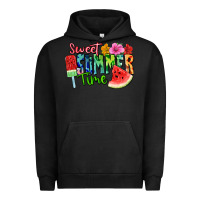 Pigment Black Sweet summer time Urban Hoodie - FaDigitalArtStudio
