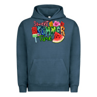 Pigment Midnight Navy Sweet summer time Urban Hoodie - FaDigitalArtStudio