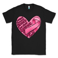 Black heart breast cancer Classic Tee - MaliasSmallBusiness