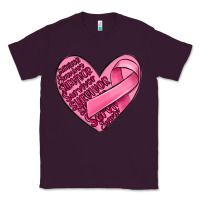 Plum heart breast cancer Classic Tee - MaliasSmallBusiness