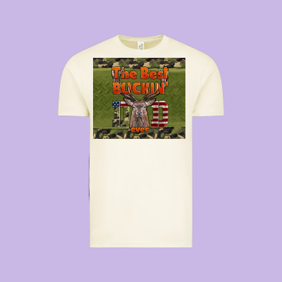 Best Bucking Dad Ever Vintage Tee Designed By Lillyallendesigns