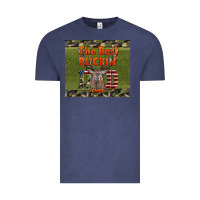Vintage Denim Best Bucking Dad Ever Vintage Tee - LillyAllenDesigns